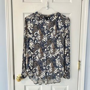 Lucky Brand Paisley Blouse
